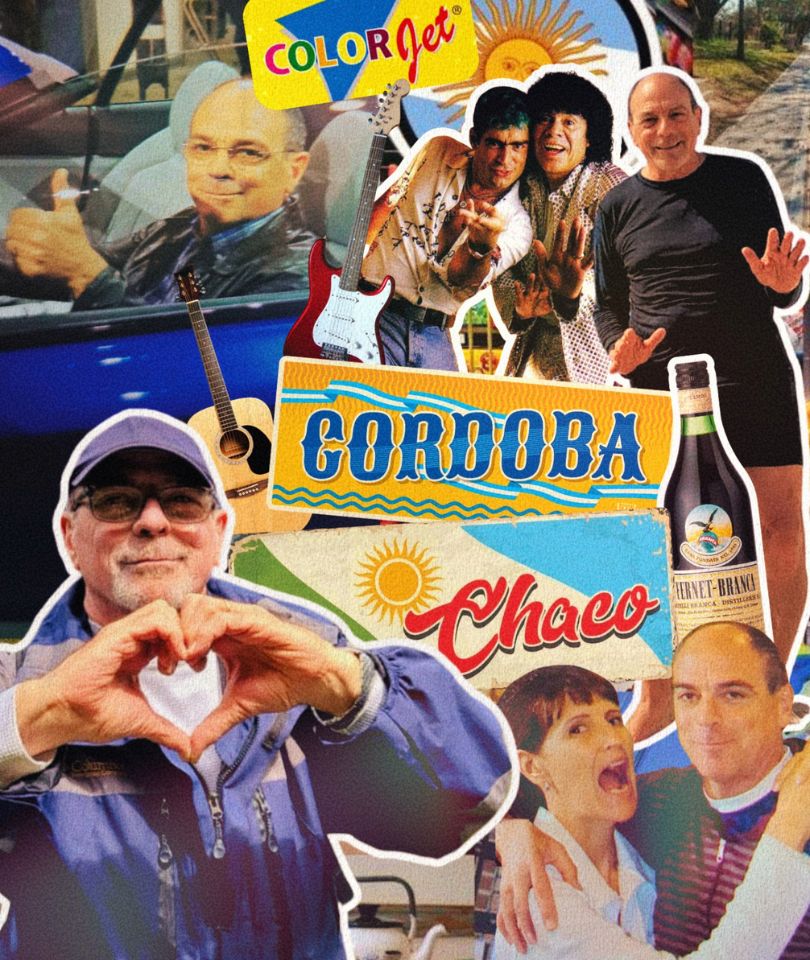 Collage de recuerdos y lugares especiales para Ricardo